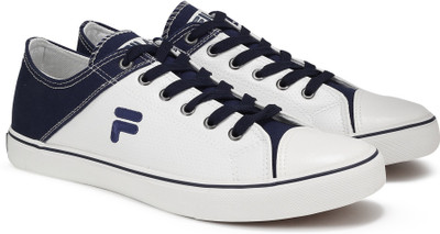 

Fila RESCUE Canvas Shoes For Men(White, Navy, Nvy/off wht