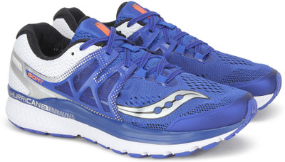

Saucony HURRICANE ISO3 Running Shoes For Men(Multicolor, Blu wht