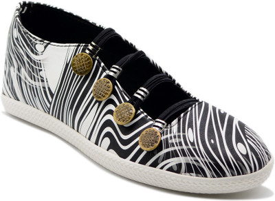 

Myra Zebra Print Sneakers For Women(White