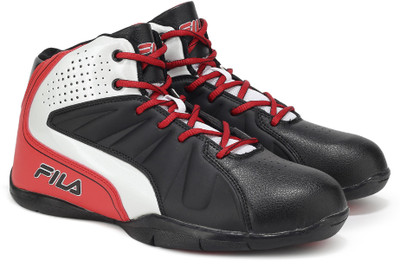 

Fila REBOUND-3 BasketBall Shoes For Men(Multicolor, Blk/rd