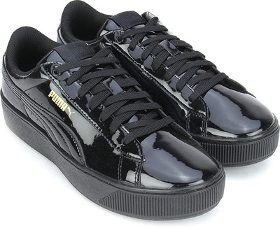

Puma Puma Vikky Platform Patent Sneakers For Women(Black, Puma black-puma black