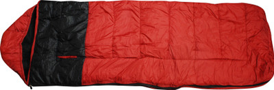 

ZVR ULTRA WARM DESIGNER NYLON WITH BLANKET STUFF INSIDE Sleeping Bag(Red