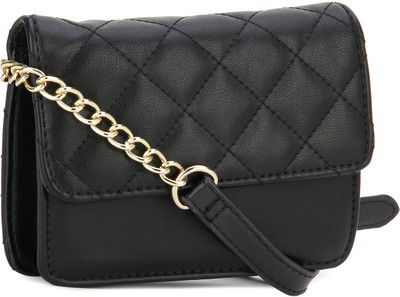 

Forever 21 Women Casual Black PU Sling Bag