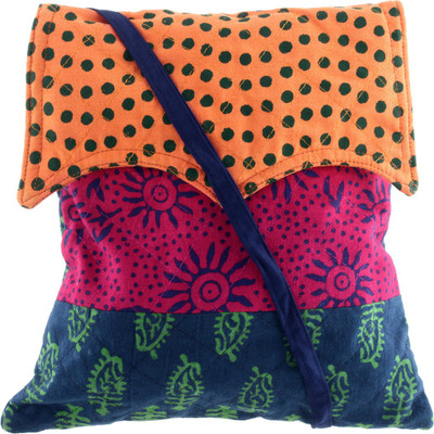 

tribes india Girls Casual Multicolor Cotton Shoulder Bag