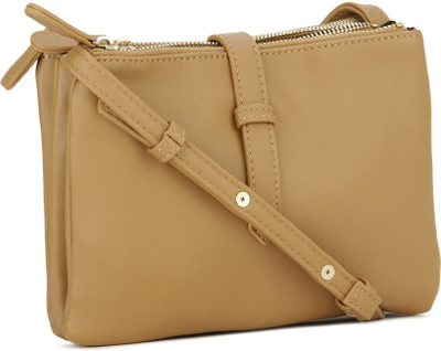 

Forever 21 Women Casual Beige PU Sling Bag