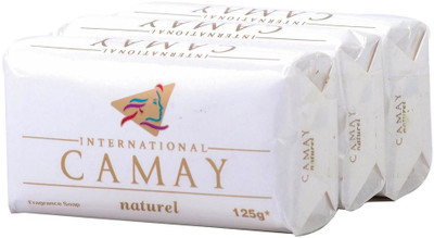 

Camay International Natural Soap Pack of 3 x 125gms(125 g, Pack of 3)