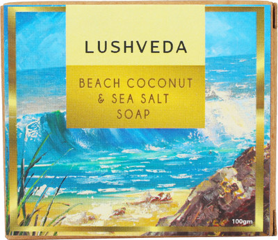 

Lushveda Beach Coconut & Sea Salt Soap(100 g)