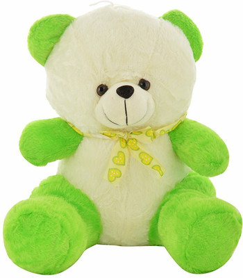 

Ktkashish Toys Cream & green Color teddy bear 45 cm - 11 cm(Green)