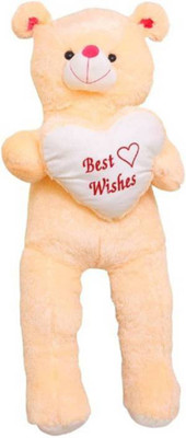 

Samayra Toys Cream Teddy Bear for birthday & Anniversary - 90 cm(Cream)