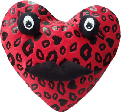 

Aparshi Pretty heart stuffed cushion soft toy HTS8 - 40 cm(Multicolor)