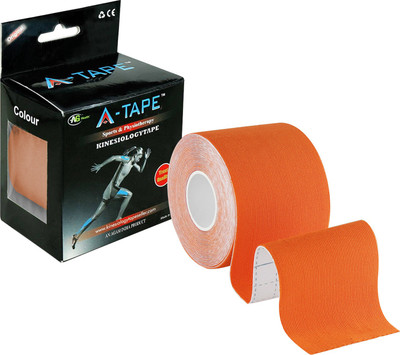 

A-TAPE Synthetic Kinesiology Tape Knee, Calf & Thigh Support(Orange