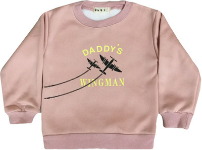 

Icable Full Sleeve Printed Baby Boy's Sweatshirt, Pink