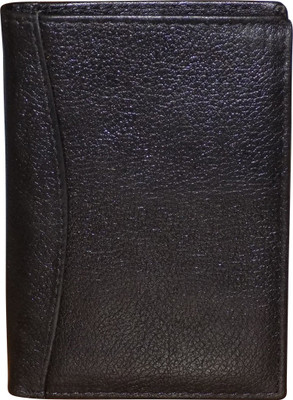 Style 98 Men Black Genuine Leather Card Holder(8 Card Slots)