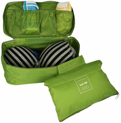 

House of kart Lingerie Bag(Green)