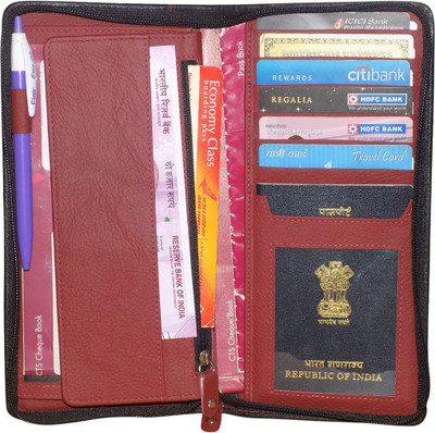 

Style 98 Travel/Festive 8 Card Holder(Set of 1, Black, Red)