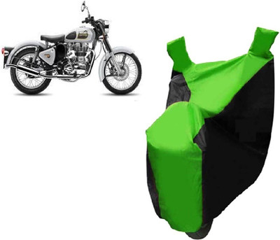 Auto Age Two Wheeler Cover for Royal Enfield(Classic 350, Multicolor)