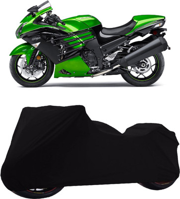

Vsquare Two Wheeler Cover for Universal For Bike(Ninja, Black)