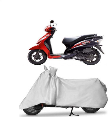 VSQUaRe Two Wheeler Cover for Universal For Bike(Wego, Silver)