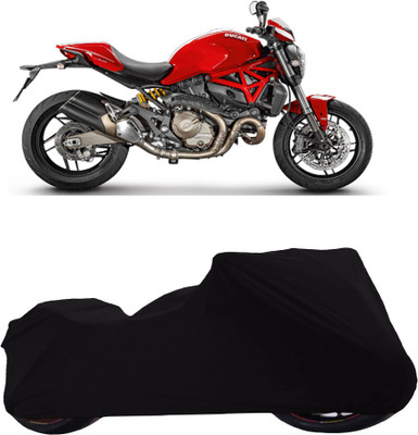 

Vsquare Two Wheeler Cover for Universal For Bike(Monster 821, Black)