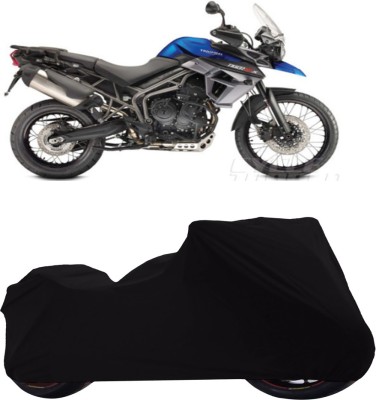 

Vsquare Two Wheeler Cover for Universal For Bike(Tiger 800 XCA, Black)