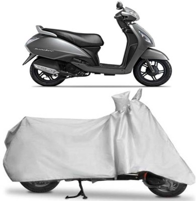 VSQUaRe Two Wheeler Cover for Universal For Bike(Jupiter, Silver)