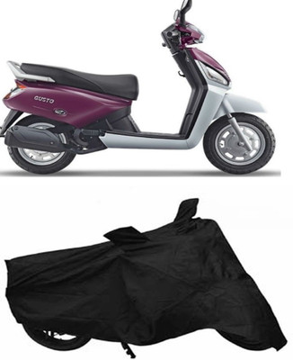 

Vsquare Two Wheeler Cover for Mahindra(Gusto, Black)