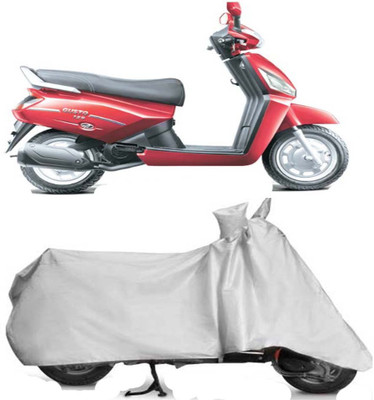 

Vsquare Two Wheeler Cover for Universal For Bike(Gusto, Silver)