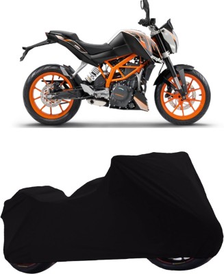 VSQUaRe Two Wheeler Cover for Universal For Bike(RC 390, Black)