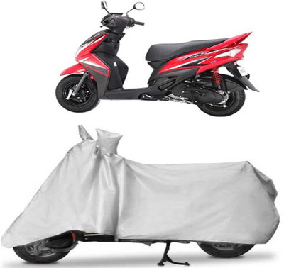 

Vsquare Two Wheeler Cover for Universal For Bike(Ray Z, Silver)
