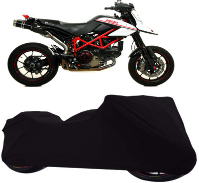 

Vsquare Two Wheeler Cover for Universal For Bike(Hypermotard, Black)