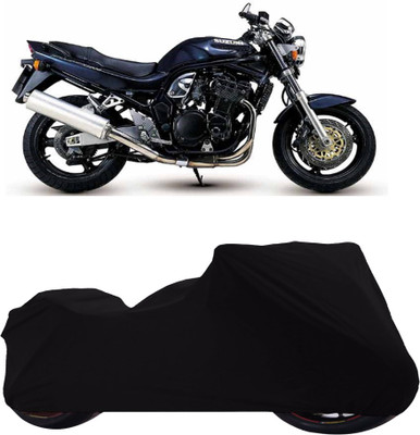 

Vsquare Two Wheeler Cover for Universal For Bike(Bandit, Black)
