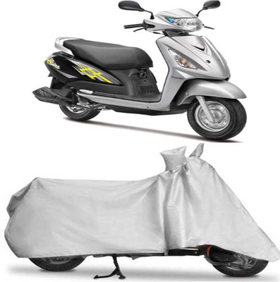 

Vsquare Two Wheeler Cover for Universal For Bike(Swish, Silver)
