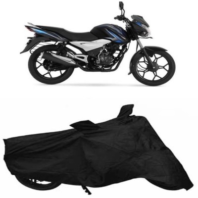 VSQUaRe Two Wheeler Cover for Universal For Bike(Discover 100 DTS-i, Black)