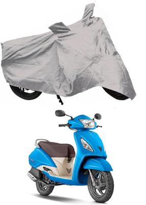 

autoright Two Wheeler Cover for TVS(Jupiter, Silver)
