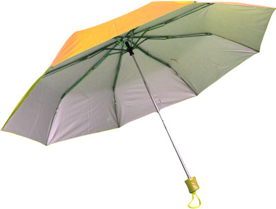 

Orange Brand 3 fold compact Yellow Umbrella(Yellow)