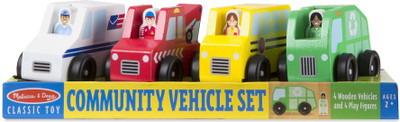 

Melissa & Doug Community Vehicle Set(Multicolor)