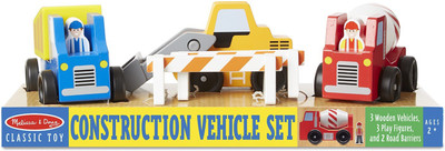 

Melissa & Doug Construction Vehicle Set(Multicolor)