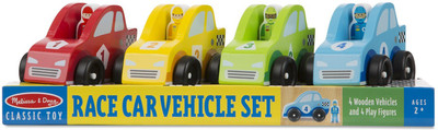 

Melissa & Doug Race Car Vehicle Set(Multicolor)