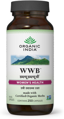 

Organic India WWB 250 Capsules Bottle(700 g)