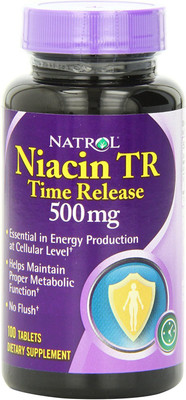 

Natrol Niacin Time Release 500mg Tablets - 100 Nos(100 No)