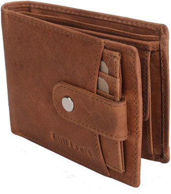 

Bull Kraft Men Tan Genuine Leather Wallet(6 Card Slots)
