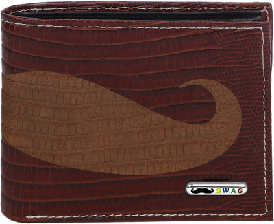 

Swag Men Multicolor Genuine Leather Wallet(11 Card Slots), Multi