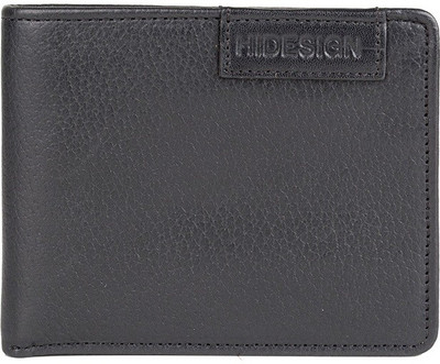 

Hidesign Men Black Genuine Leather Wallet(4 Card Slots)