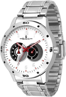 geonardo GDM102 Feather white dial analog Watch  - For Men   Watches  (Geonardo)