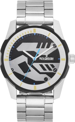 Ravinson R3099SM01 Premium - Brass Case Stainless Steel Chain Watch  - For Men   Watches  (Ravinson)
