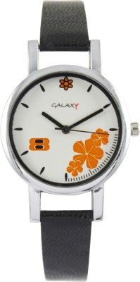 Galaxy GY086WHTBLK Watch  - For Women   Watches  (Galaxy)