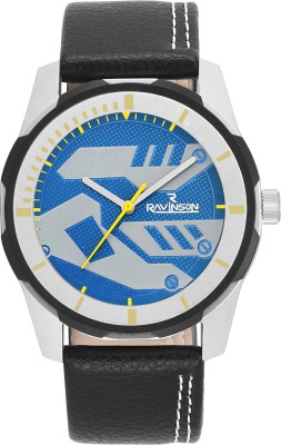 Ravinson R3099SL04 Premium - Brass Case Genuine Leather Strap Watch  - For Men   Watches  (Ravinson)