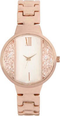 Shivam Retail Moving Diamond Beads Dial With Stylish and Attractive Rose Gold Also For Girl Watch  - For Women   Watches  (Shivam Retail)