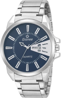 Gionee Gion-0239 Blue Round Dial Day and Date Wrist Watch Watch  - For Men   Watches  (Gionee)