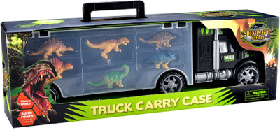 

Toys Bhoomi 2 in 1 Long Haul Dinosaur Carrier Truck Case